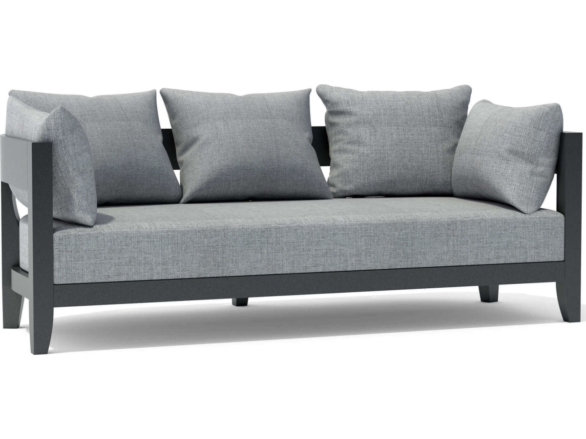 DS-303-AL 69 in. Coronado Deep Seating Aluminum Sofa