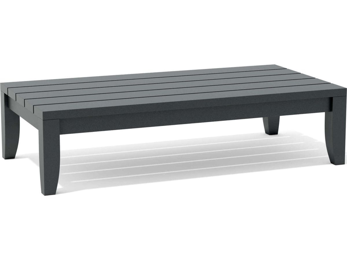 DS-305-AL 48 in. Coronado Aluminum Rectangular Coffee Table