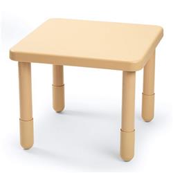 Picture of Angeles AB700NT12 28 x 28 in. Square Value Kids Table with 12 in. Legs&#44; Natural Tan