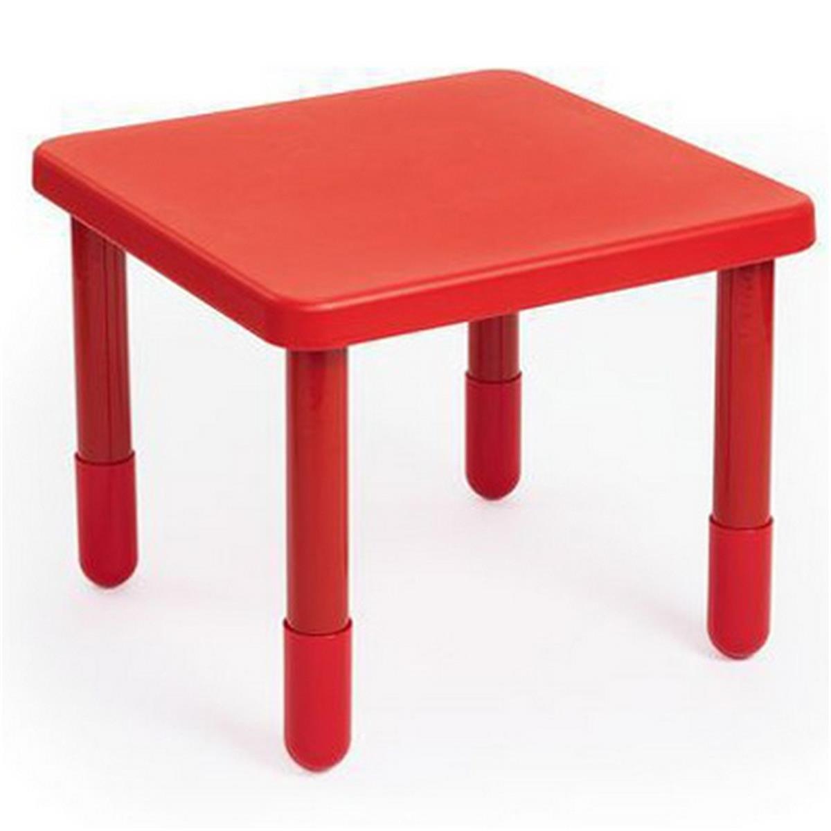 Picture of Angeles AB700PR16 28 x 28 in. Square Value Kids Table with 16 in. Legs&#44; Candy Apple Red