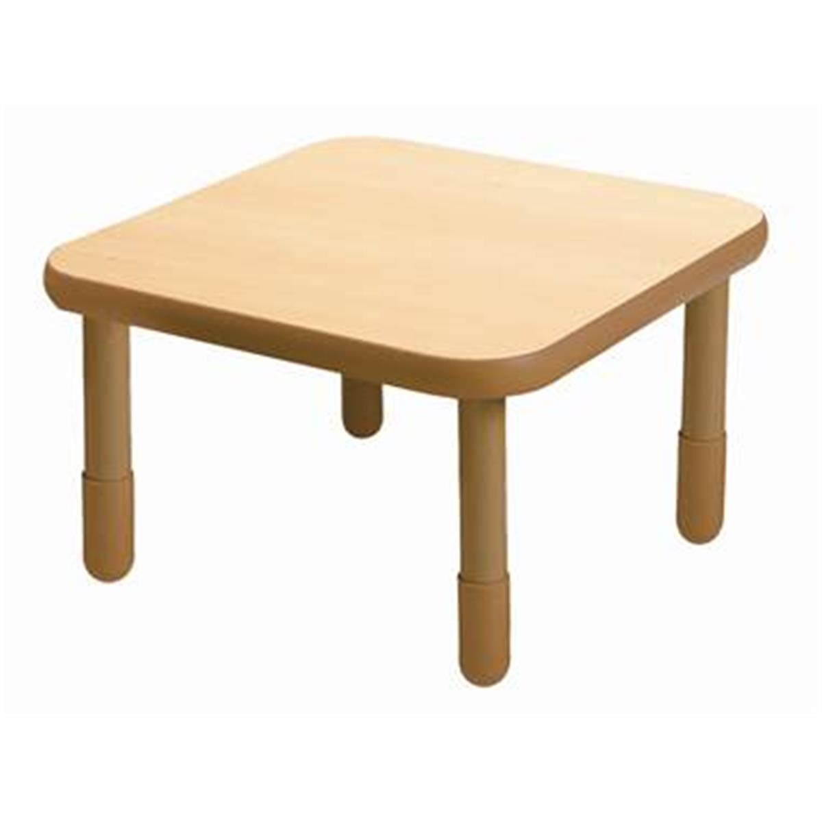 Picture of Angeles AB741SNW12 30 x 30 in. Square Baseline Table with 12 in. Legs&#44; Natural Woodgrain