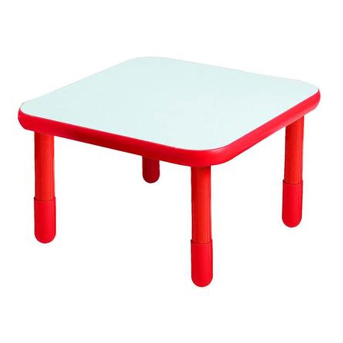 Picture of Angeles AB741SPR22 30 x 30 in. Square Baseline Table with 22 in. Legs&#44; Candy Apple Red