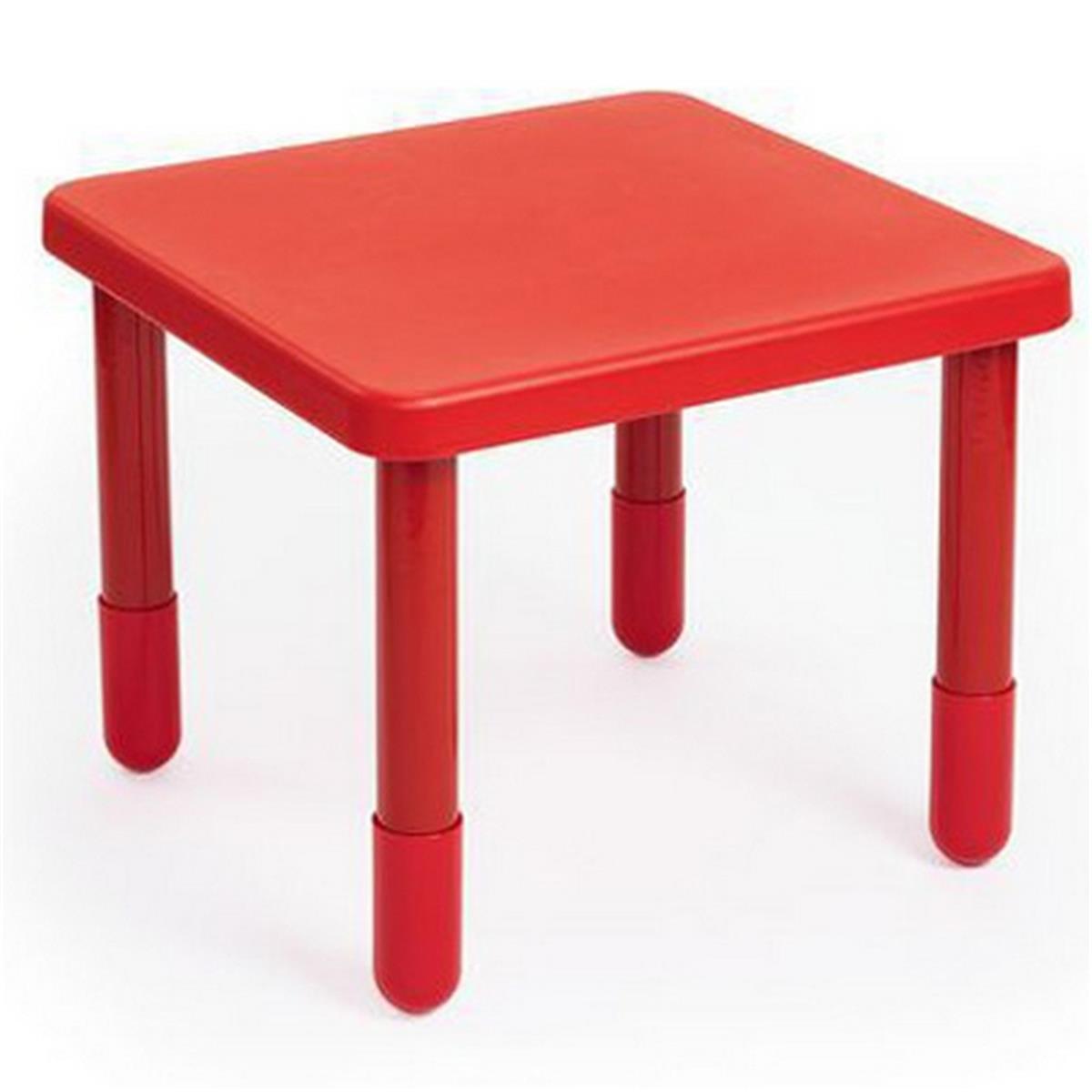 Picture of Angeles AB715PR22 24 x 24 in. Square Value Kids Table with 22 in. Legs&#44; Candy Apple Red