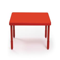 Picture of Angeles AB700PR12 28 x 28 in. Square Value Kids Table with 12 in. Legs&#44; Candy Apple Red