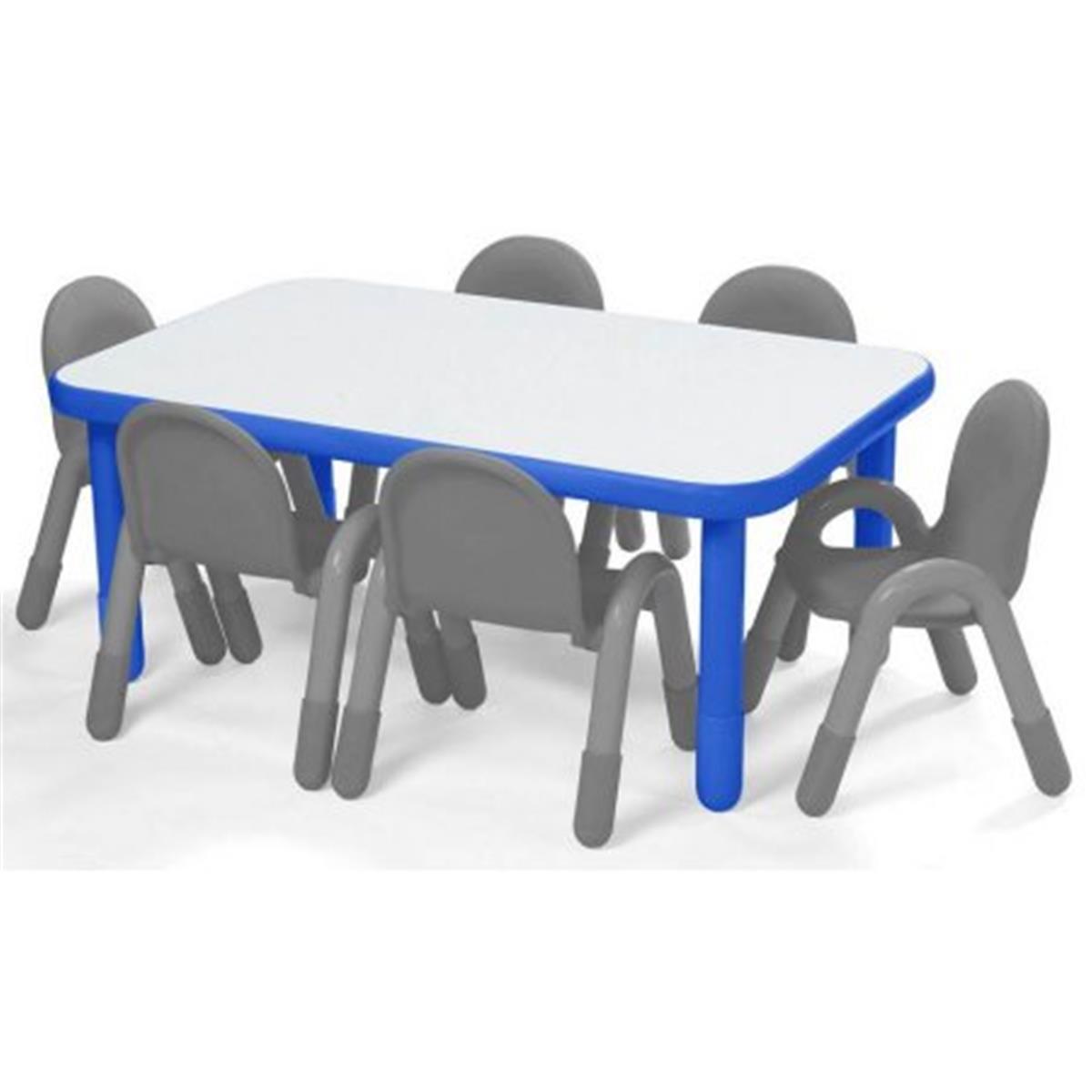 Picture of Angeles AB745RPB22 48 x 30 in. Baseline Rectangle Table with 22 in. Legs&#44; Royal Blue