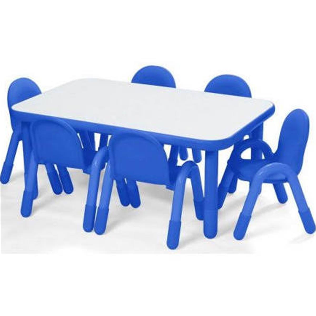 Picture of Angeles AB7913PB 13 in. Baseline Plastic Classroom Chair&#44; Royal Blue