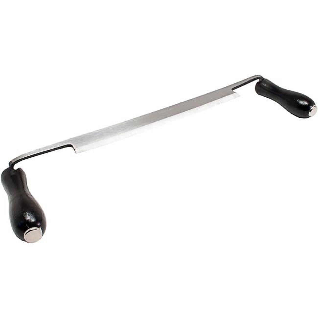 10 x 1.375 in. Ox-Head Straight Drawknife, Black & Silver