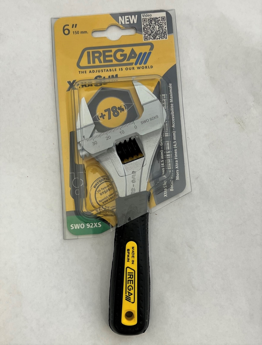 Picture of Irega IR92SWXS6 6 in. Xtraslim Super Wide Adjustable Wrench