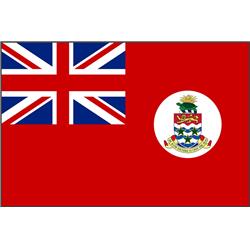 4 x 6 ft. Cayman Islands Red with White Civil Ensign Flag