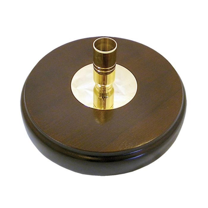 Signature Mahogany One-Hole Floor Stand