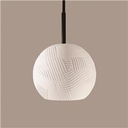 Picture of A19 Lighting MP01-BCC Twine Mini Pendant, Bisque