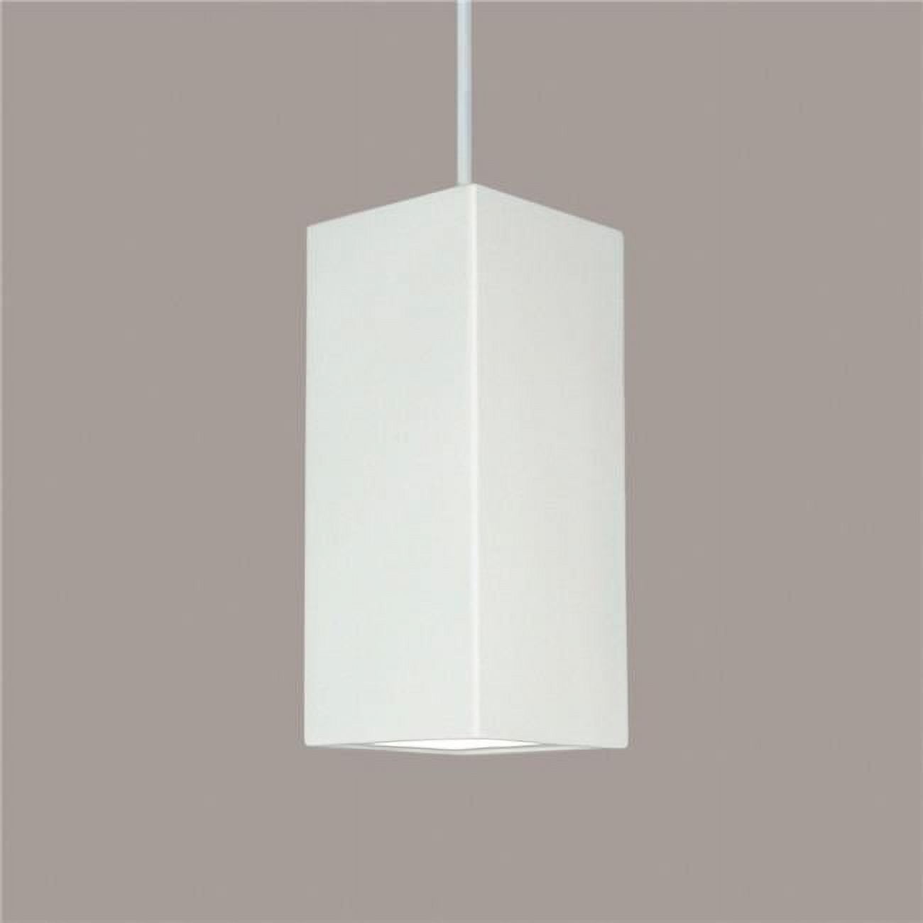 Picture of A19 Lighting P1802-1LEDE26-WCC Gran Timor E26 Base Dimmable LED Pendant&#44; Bisque - White Cord & Canopy