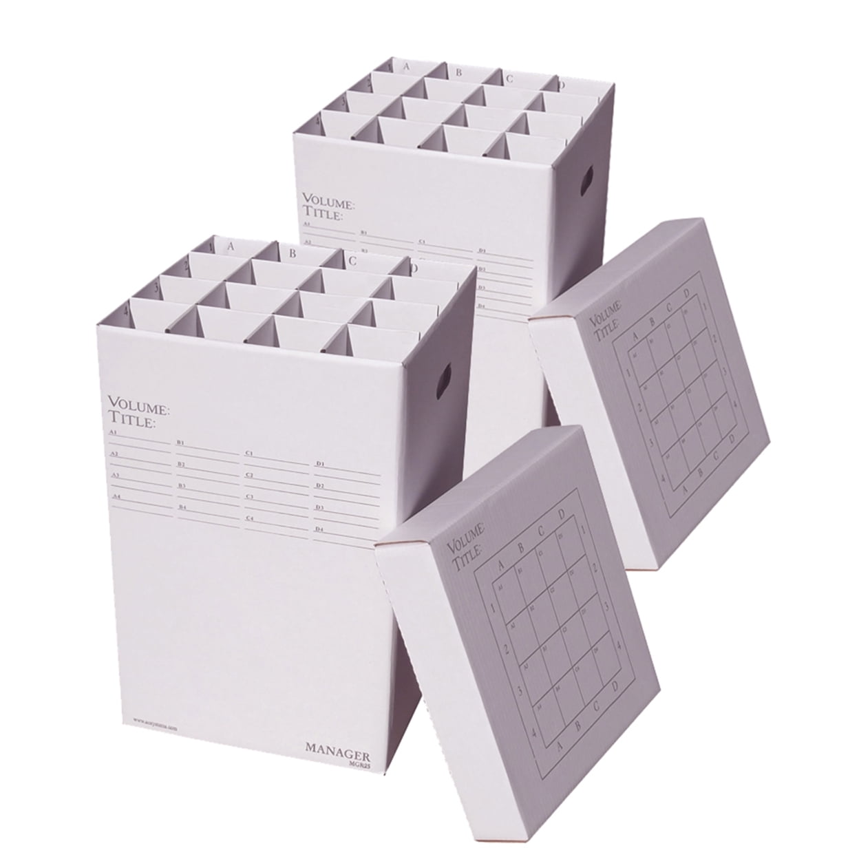 Picture of Advanced Organizing Systems MGR-25-2PK Manager Stores Rolled Storage File Organizer&#44; Up to 24 in. - Pack of 2