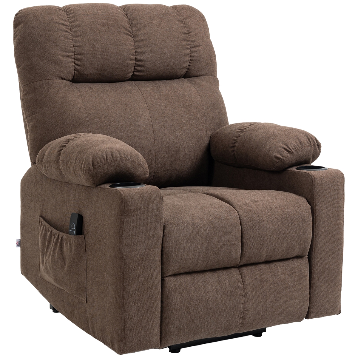 Picture of 212 Main 713-152V80CF Homcom Lift Chair Recliners for Elderly with Footrest&#44; Coffee
