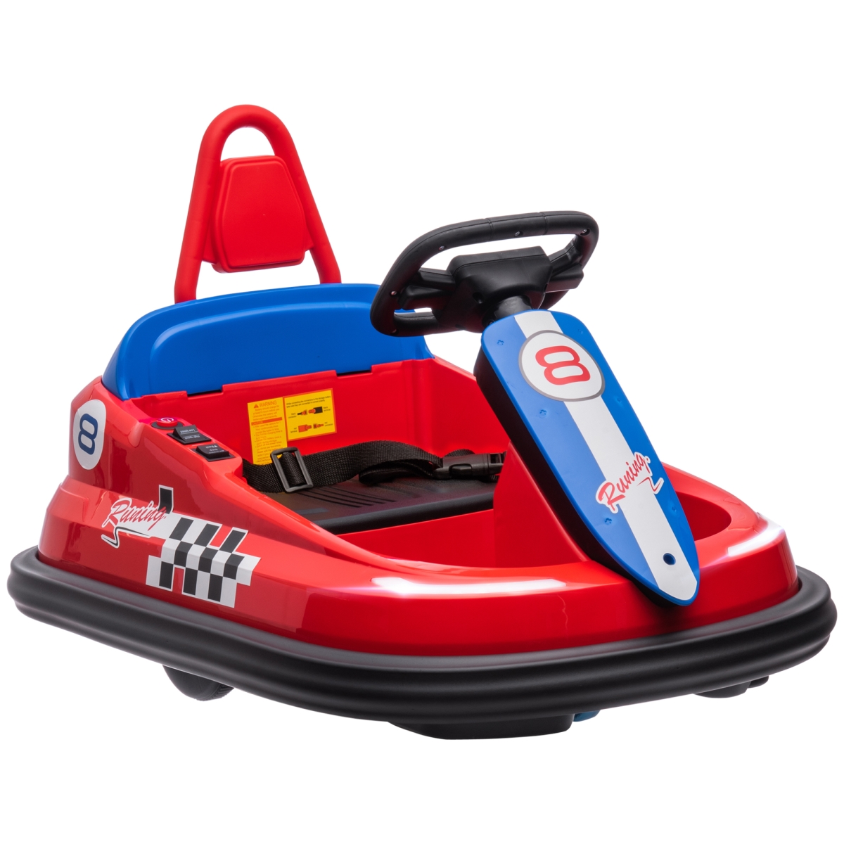 Picture of 212 Main 370-282V80RD Kids Ride-On Electric Bumper Car&#44; 360 Rotation 6V Ride-On Vehicle Bumper for Toddler&#44; Baby Bumping Toy & Gifts for Boys Girls&#44; Red
