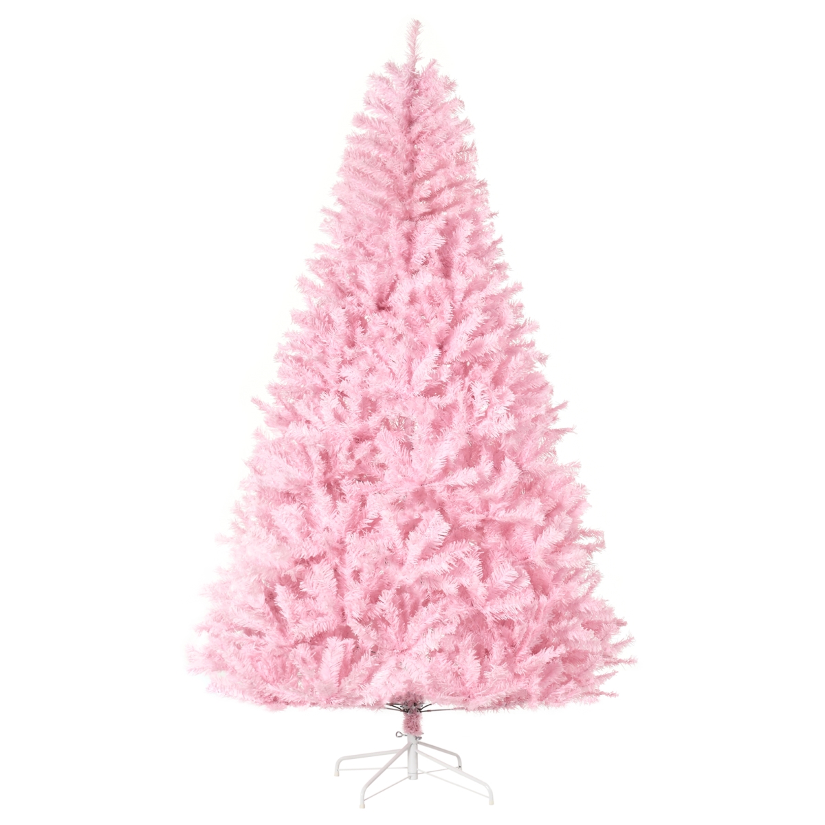 Picture of 212 Main 830-738V02PK 7 ft. Homcom Artificial Pink Christmas Trees with Auto Open&#44; Steel Base & Wide Shape for Indoor Christmas Decoration&#44; Pink