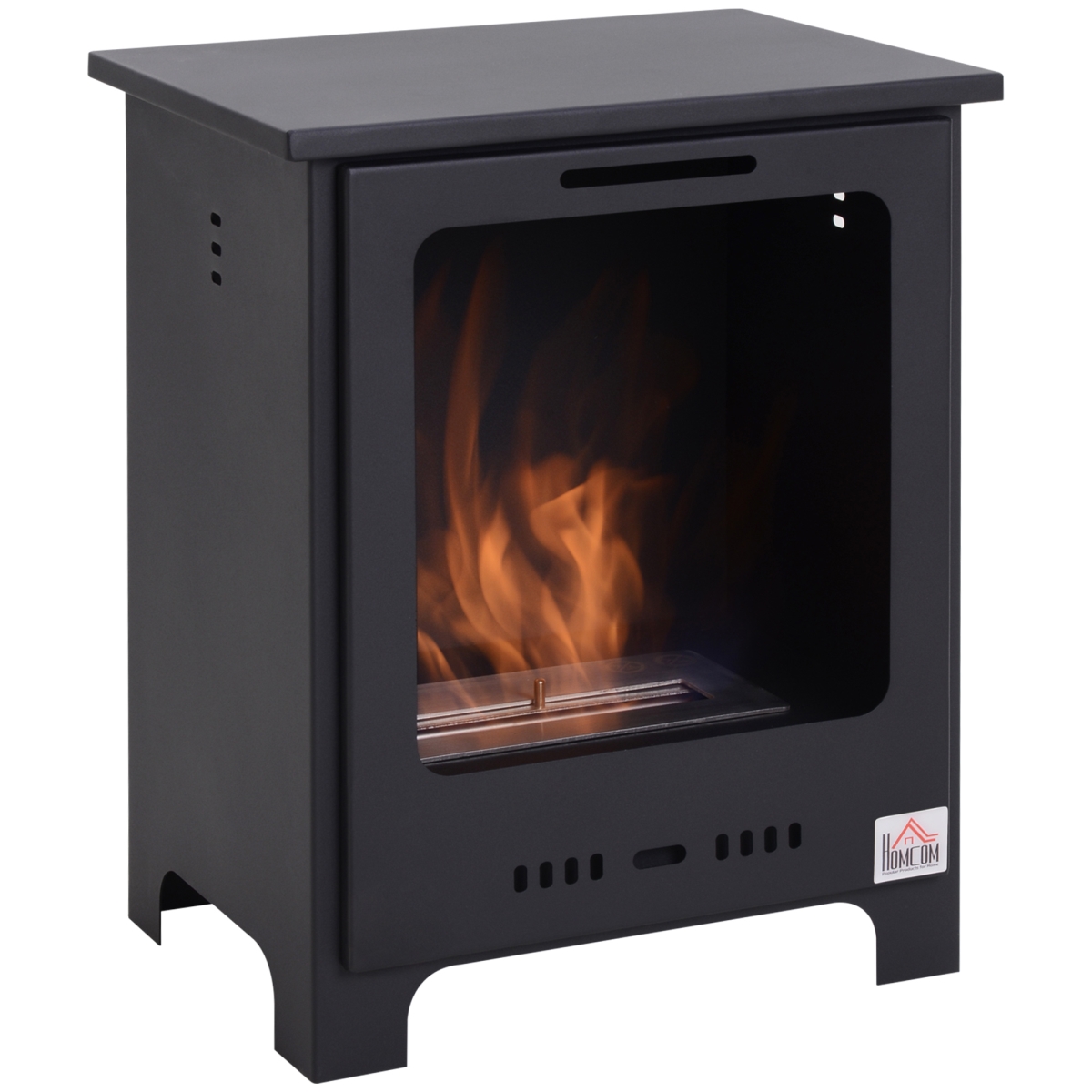 Picture of 212 Main 820-156 0.25 gal Max 269 Sq. ft. Homcom Freestanding Ethanol&#44; Bioethanol Fireplace Stove&#44; Burns Up to 3 Hours&#44; Black