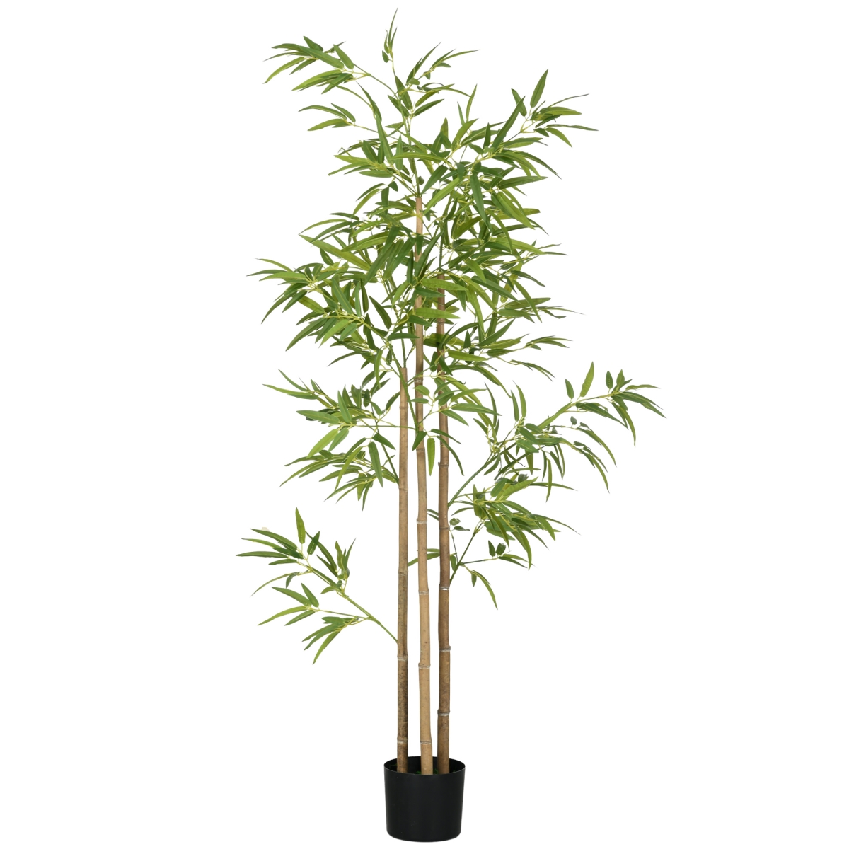 Picture of 212 Main 830-798V01GN 6 ft. Homcom Artificial Tree&#44; Indoor & Outdoor Fake Bamboo with Pot for Home Office Living Room Decor