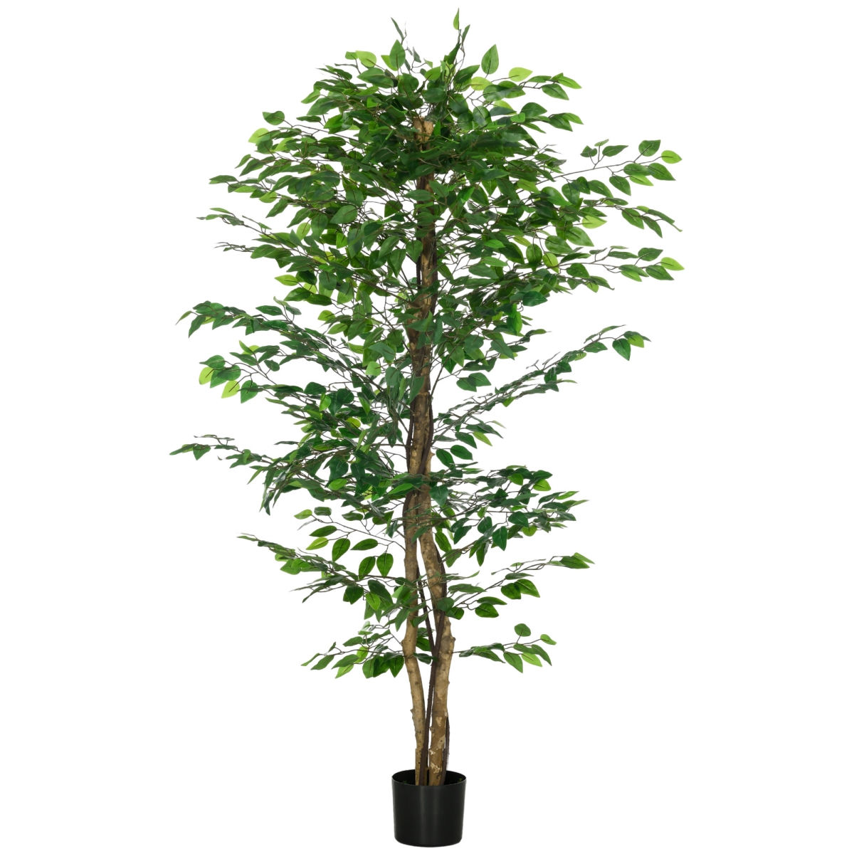 Picture of 212 Main 830-799V01GN 6 ft. Homcom Artificial Tree&#44; Indoor & Outdoor Fake Ficus with Pot for Home Office Living Room Decor