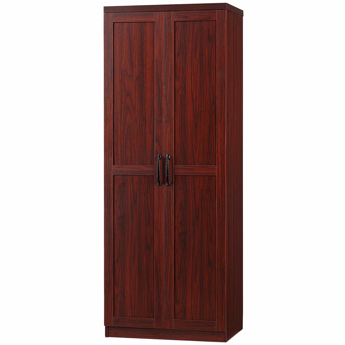 Picture of 212 Main 835-540V81CF 63 in. Homcom 2-Door Kitchen Pantry&#44; Freestanding Storage Cabinet with 5-Tier Shelving & 2 Adjustable Shelves for Dining Room&#44; Cherry Wood Color