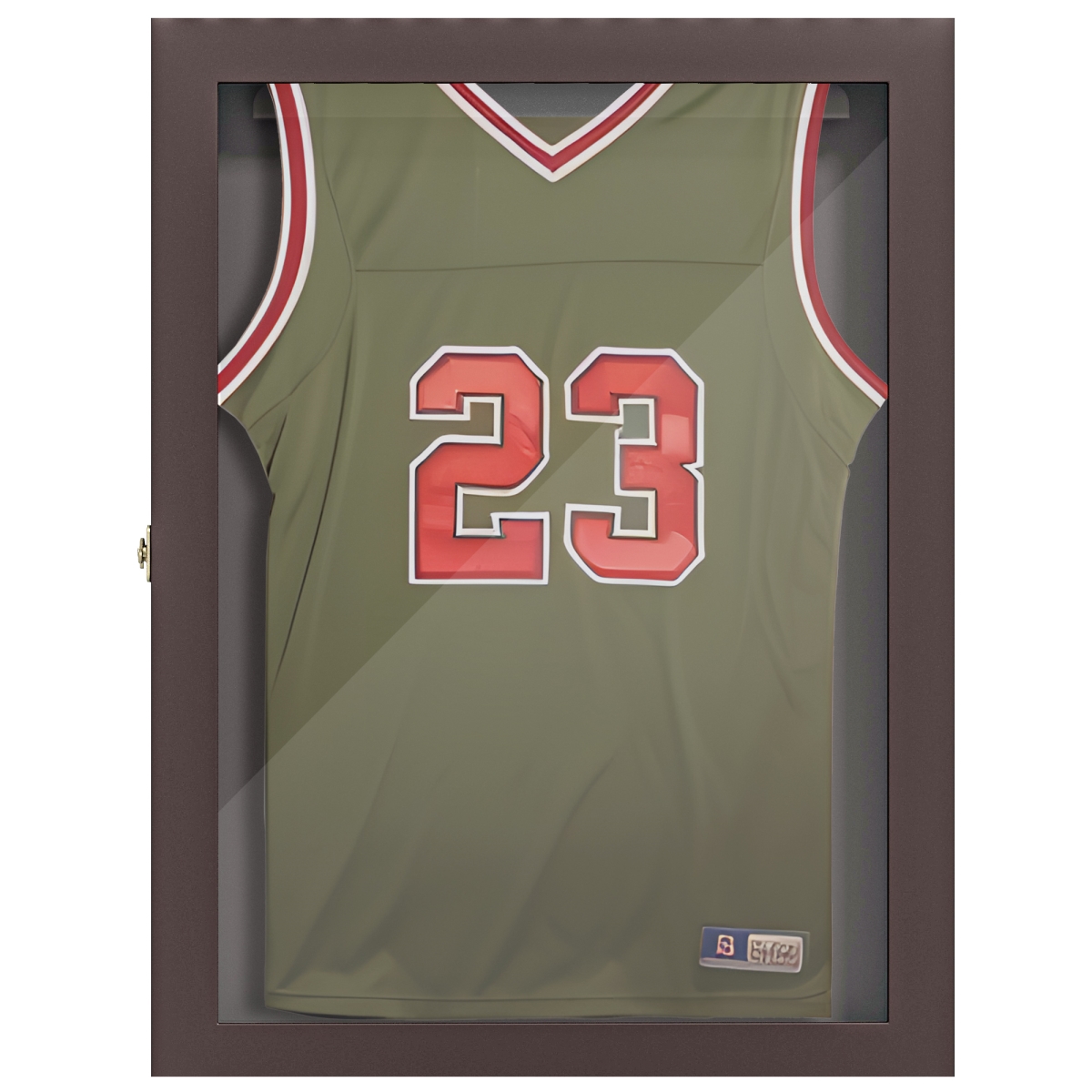 Picture of 212 Main AC0-001V82DR 28 x 35 in. Homcom UV-Resistant Sports Jersey Frame Display Case&#44; Brown