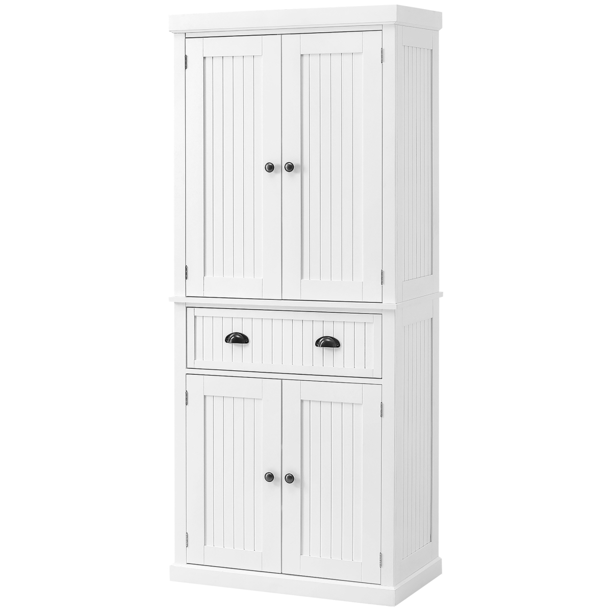 Picture of 212 Main 835-042V03WT 72 in. Homcom Kitchen Pantry Cabinet&#44; Freestanding Cupboard Pantry Storage Cabinet with Doors & Adjustable Shelves&#44; White