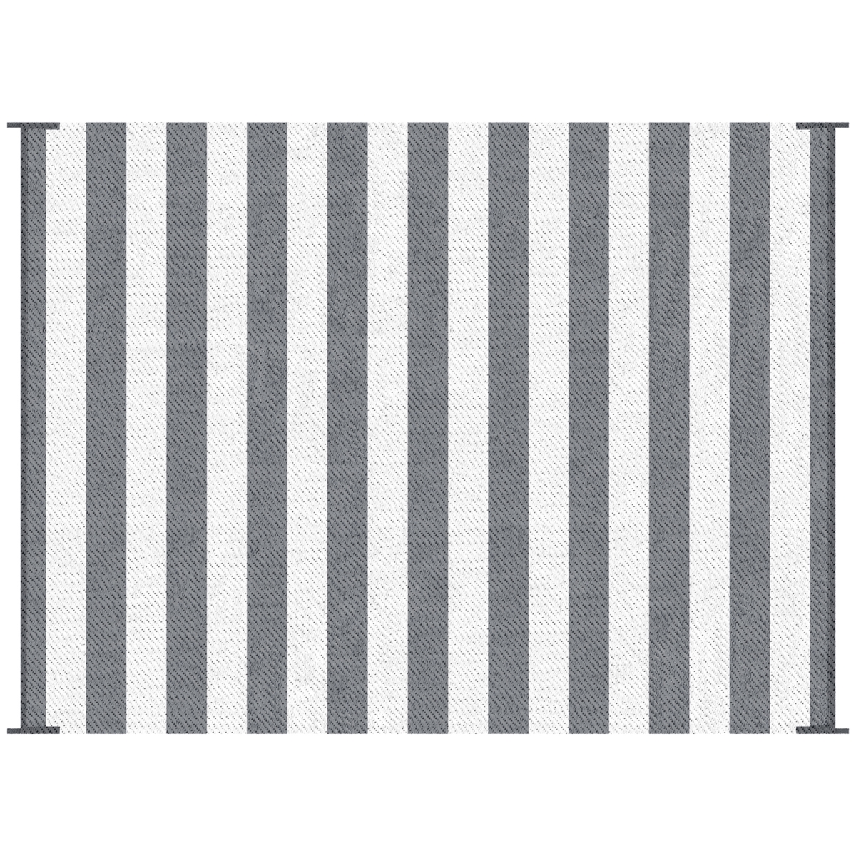 Picture of 212 Main 844-634V00GY 9 x 12 ft. Outsunny RV Outdoor Rugs & RV Outdoor Carpet with Carrying Bag&#44; Gray & White Striped