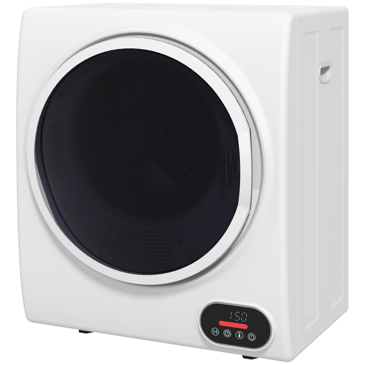 B61-009V80WT Homcom 1.5 cu.ft. Portable Clothes Dryer with Intelligent Drying for Apartments Dorms RVs & 850W, White