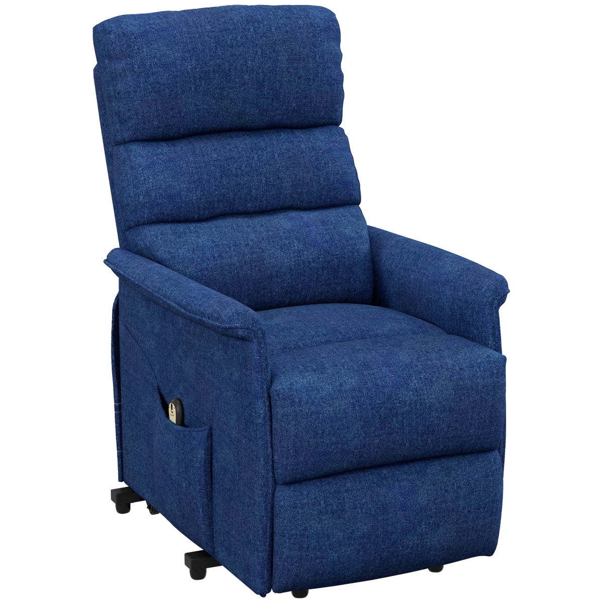 Picture of 212 Main 713-042V80DB Homcom Power Lift Chair for Seniors&#44; Electric Lift Recliner Chair with Remote Control&#44; Side Pockets for Living Room&#44; Dark Blue