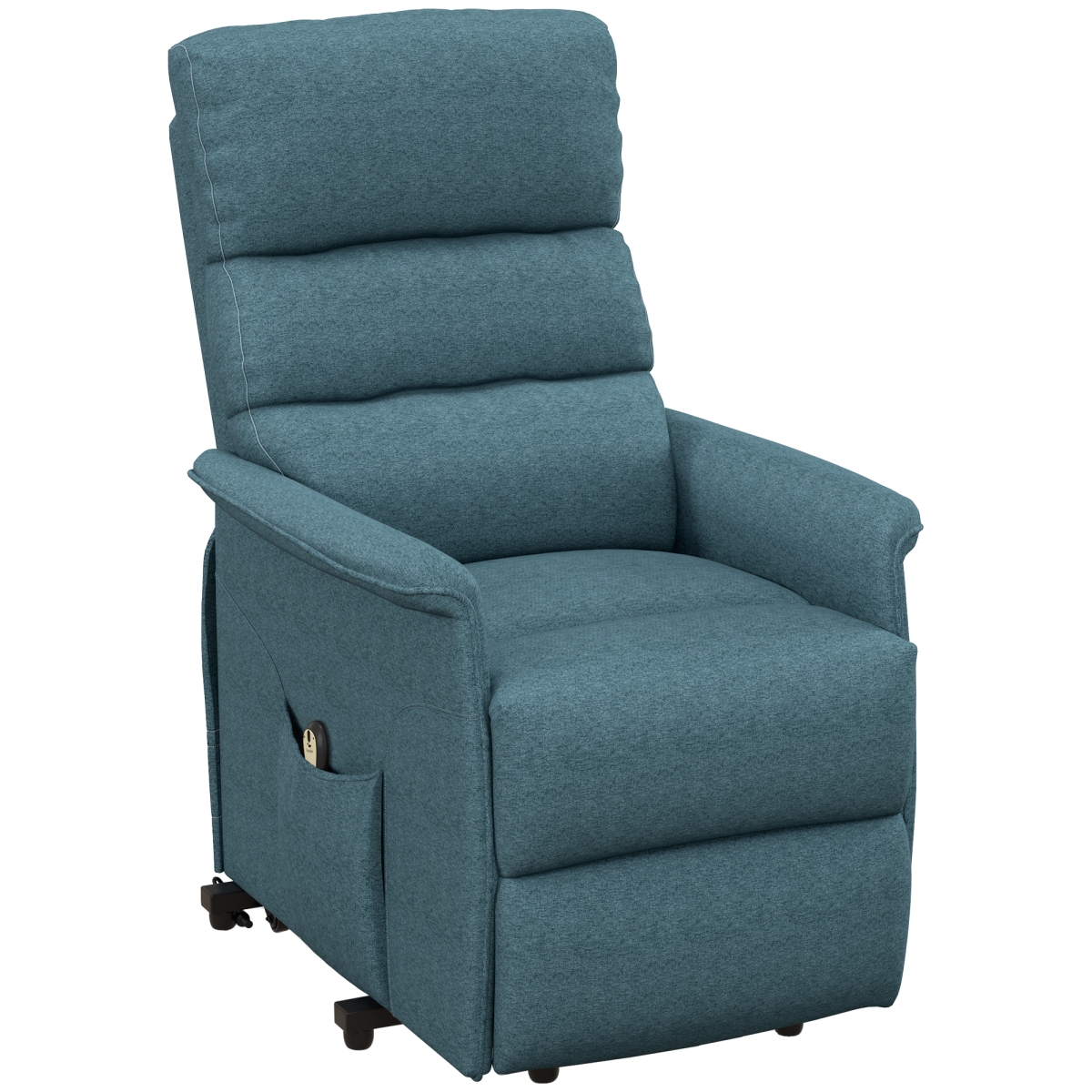 Picture of 212 Main 713-042V81BU Homcom Power Lift Chair for Seniors&#44; Electric Lift Recliner Chair with Remote Control&#44; Side Pockets for Living Room&#44; Blue