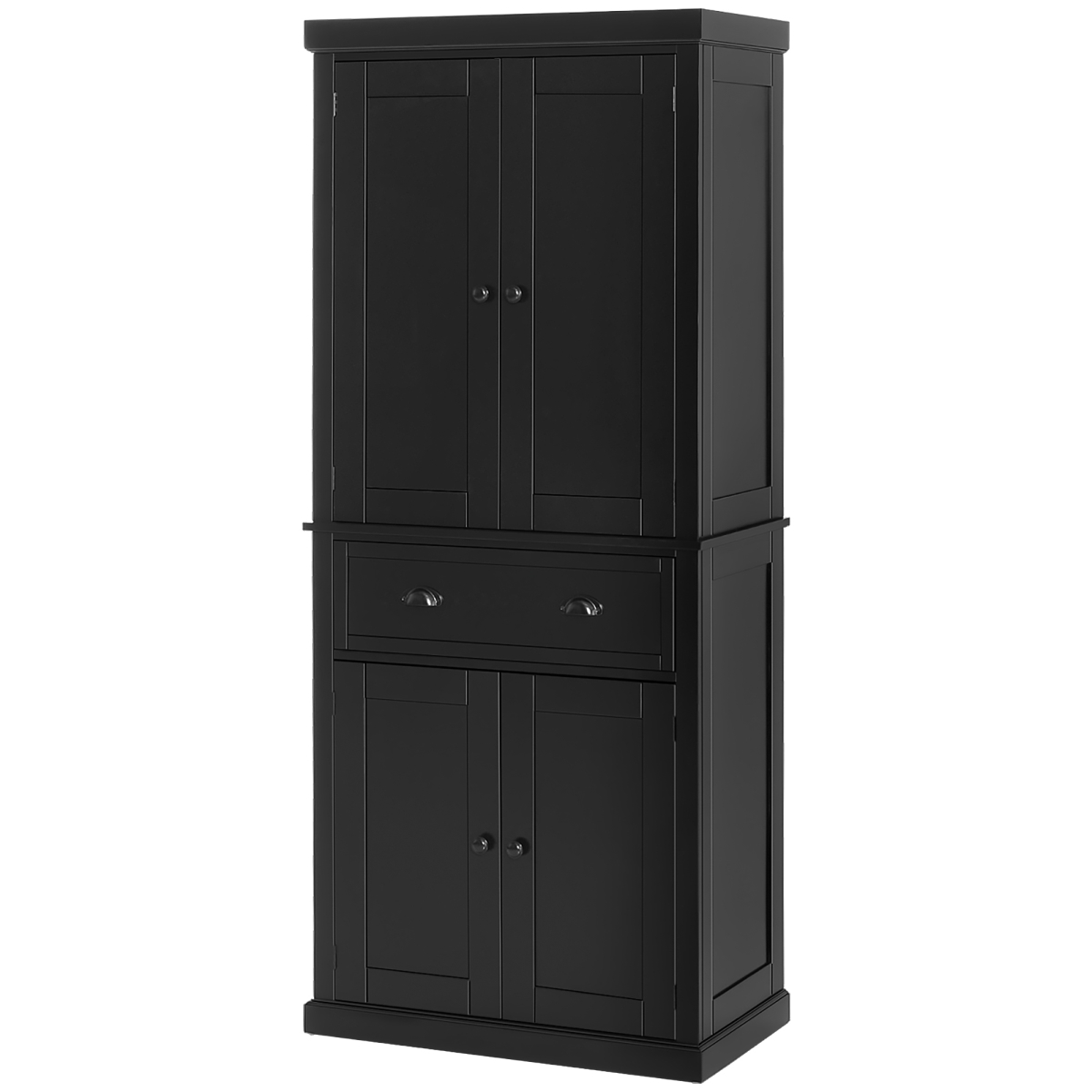 Picture of 212 Main 835-115V81BK 72 in. Homcom Kitchen Pantry Storage Cabinet with Doors & Shelves&#44; Freestanding Food Pantry Cabinet&#44; Black