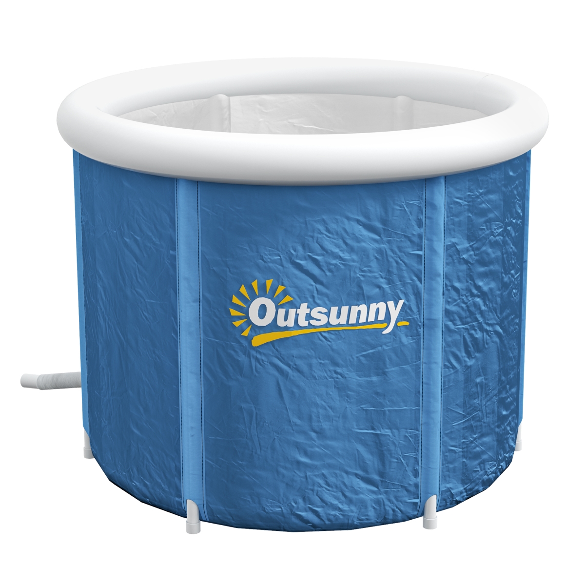 Picture of 212 Main 848-072V00NU Outsunny Cold Plunge Tub&#44; Portable Ice Bath Cold Water Therapy Tub with Thermo Lid for Athletes Recovery&#44; Dark Blue