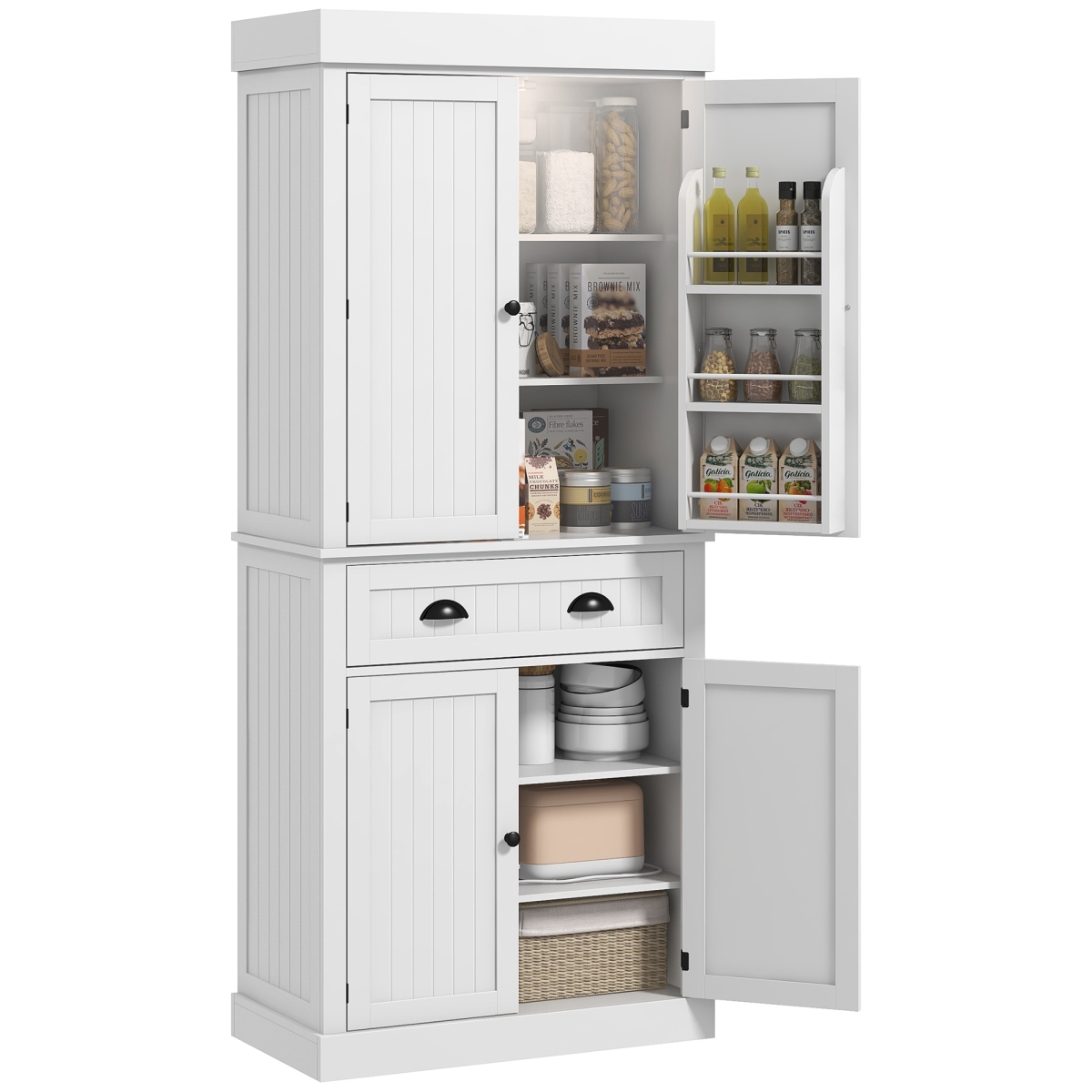 Picture of 212 Main 83A-152V80WT Homcom 71 in. Tall Pantry Cabinet - White