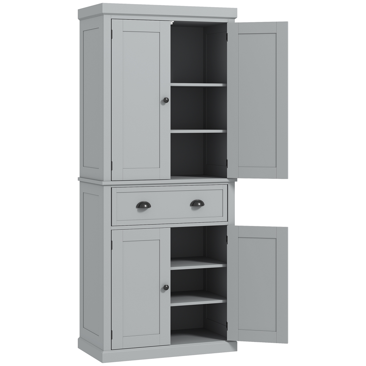 Picture of 212 Main 835-115V81GY Homcom 72.5 in. Kitchen Cabinet&#44; Pantry Storage Cabinet with Doors & Shelves&#44; Freestanding Food Pantry Cabinet - Gray