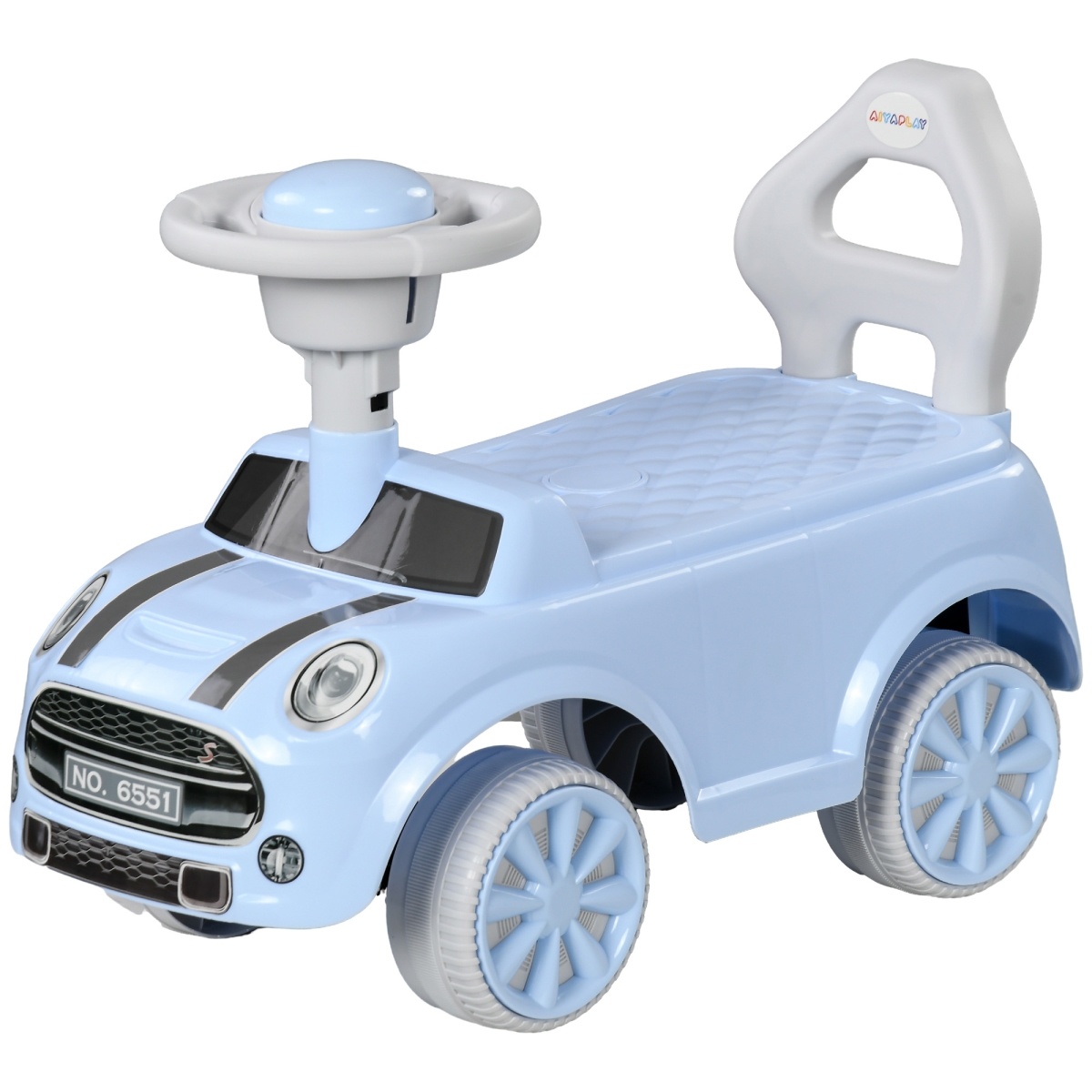 Picture of 212 Main 370-316V00LB Qaba Foot To Floor Toddler Ride on Toy - Light Blue
