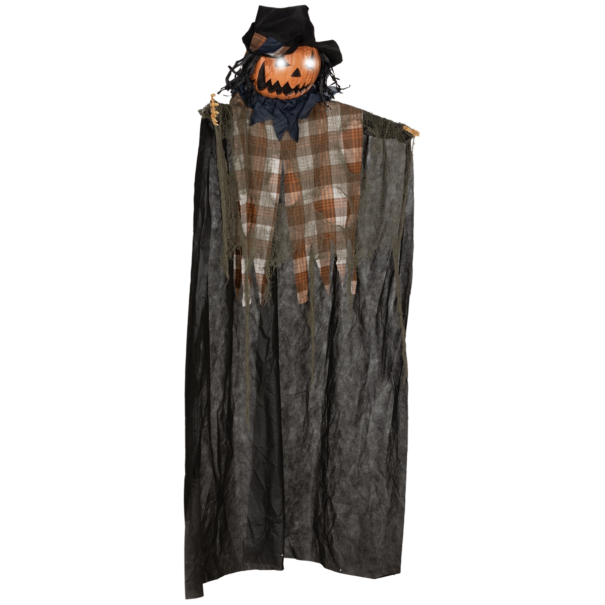 Picture of 212 Main 844-839V00BK Homcom 6 ft. Life Size Outdoor Halloween Hanging Pumpkin Ghost with Light Up Eyes&#44; Sound Activated Prop with Creepy Speaking Sounds