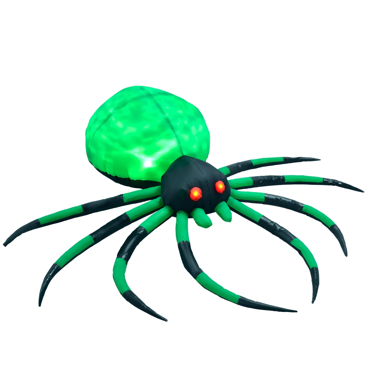 Picture of 212 Main 844-897V80GN Homcom 6 ft. Halloween LED Yard Decor Crawling Spider