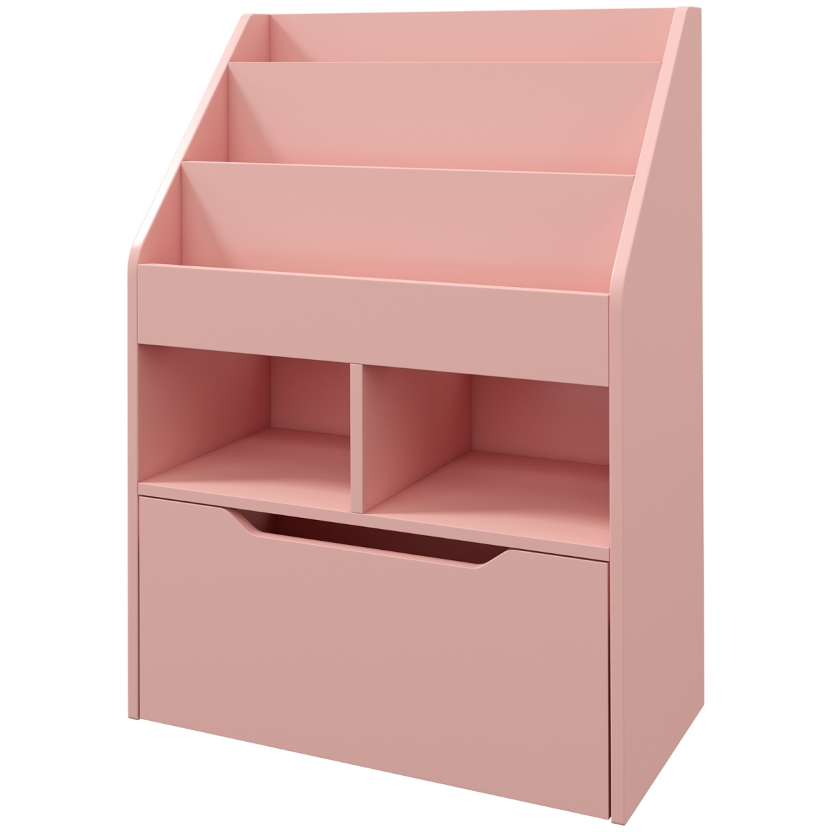 Picture of 212 Main 311-048V80PK Homcom Multi-Shelf Rack with Mobile Drawer - Pink