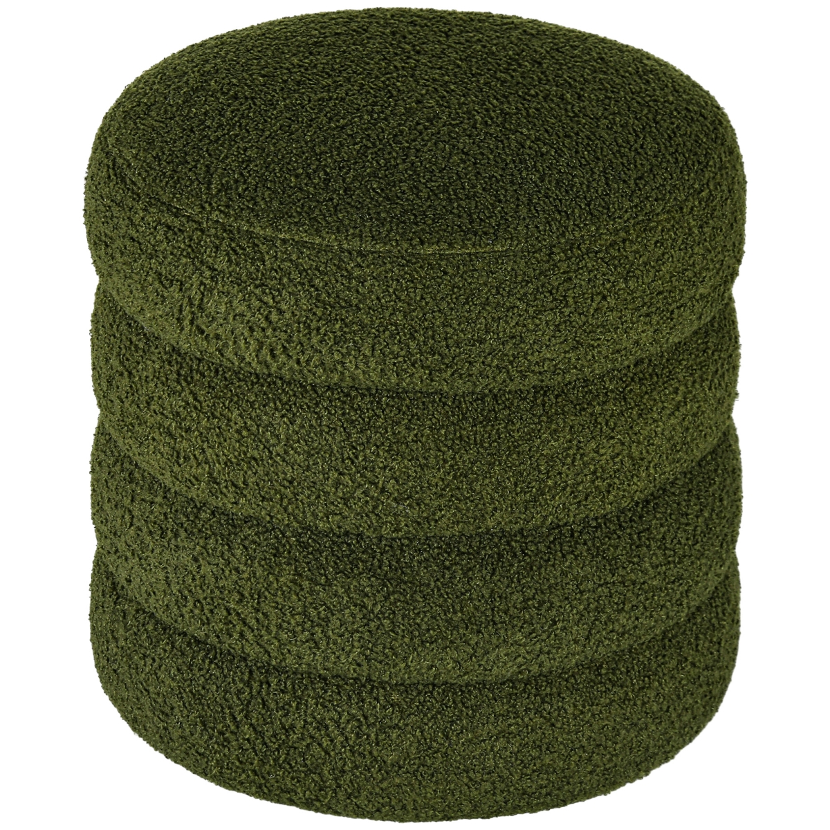 Picture of 212 Main 838-460V00GN Homcom Round Ottoman - Green