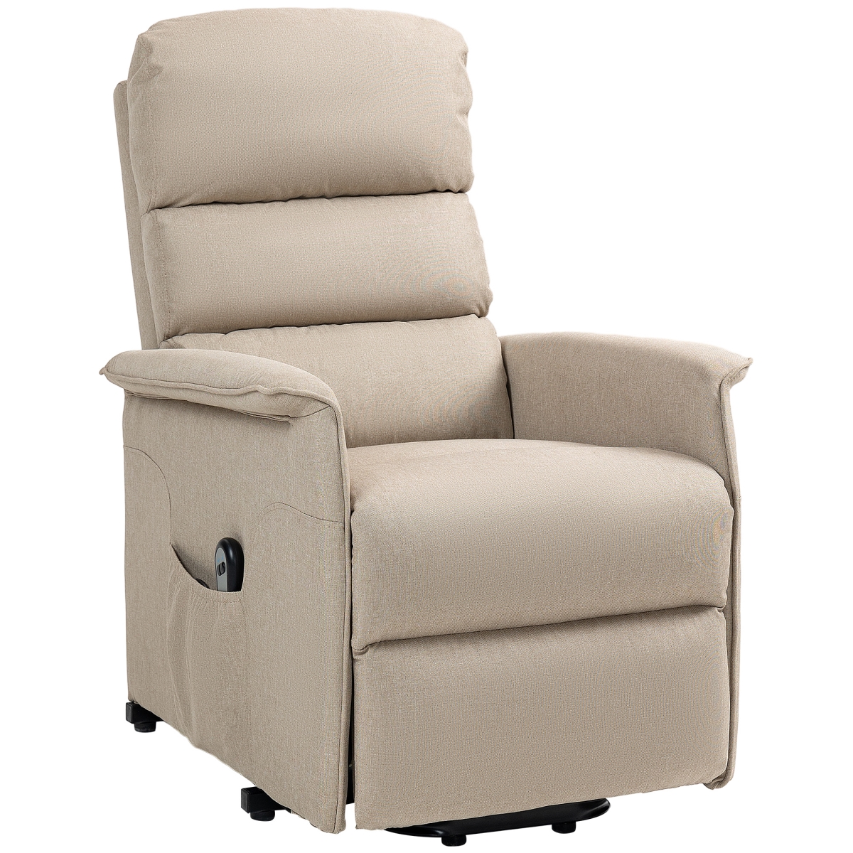 Picture of 212 Main 713-042V81BG Homcom Senior Power Lift Chair Recliner - Beige