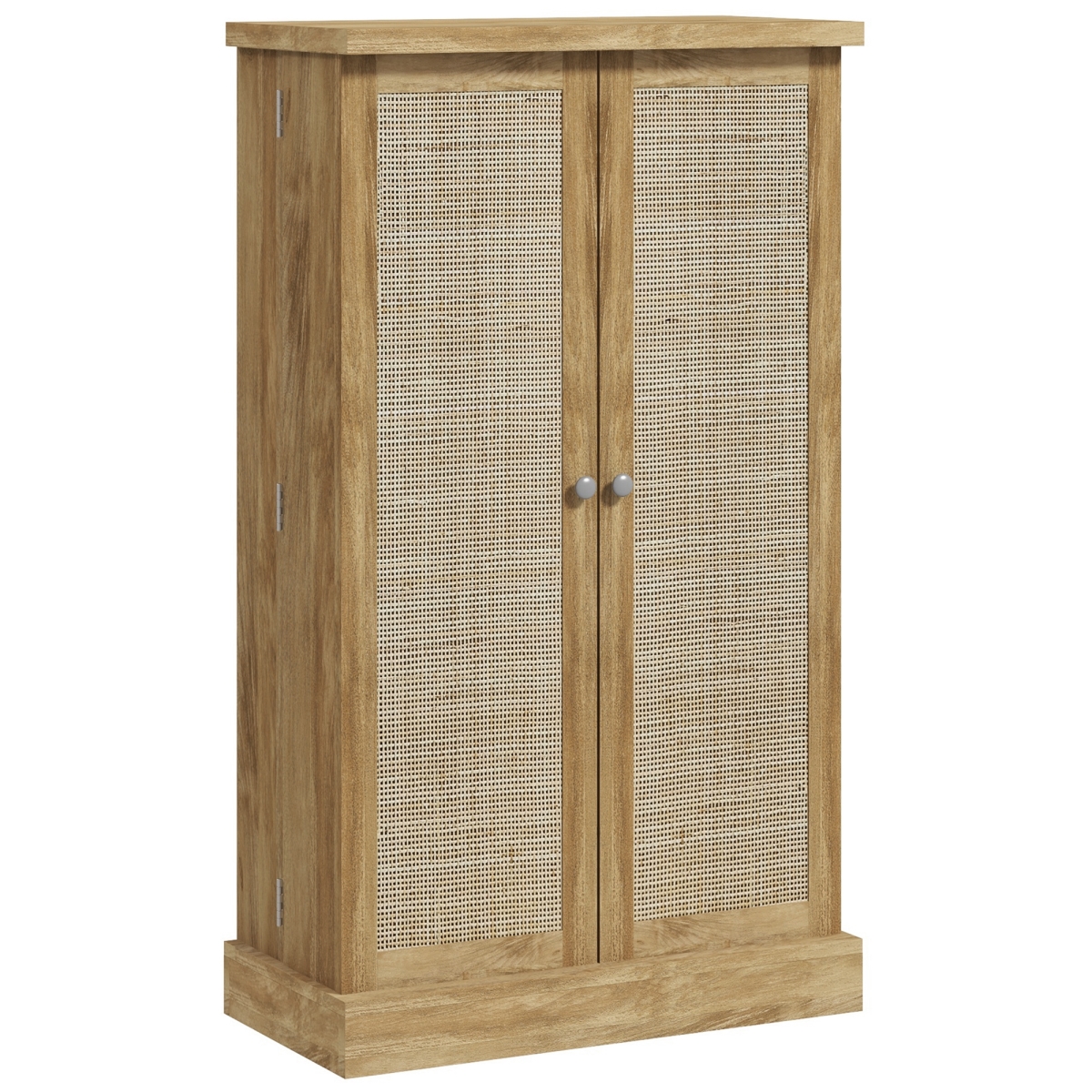 Picture of 212 Main 83A-097V80ND Homcom 41 in. Kitchen Pantry Storage Cabinet&#44; Rattan Kitchen Storage with 12 Door Shelves&#44; 5-Tier Shelving & Adjustable Shelves - Natural