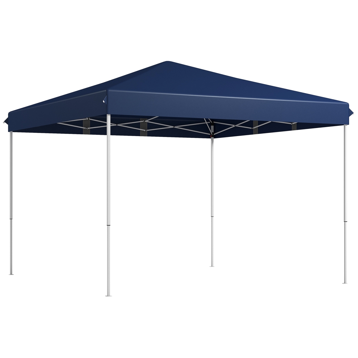 Picture of 212 Main 84C-332V00DB Outsunny Canopy Tent Durable&#44; 13 x 13 ft. Pop Up with Height Adjustment & Wheeled Carry Bag - Dark Blue