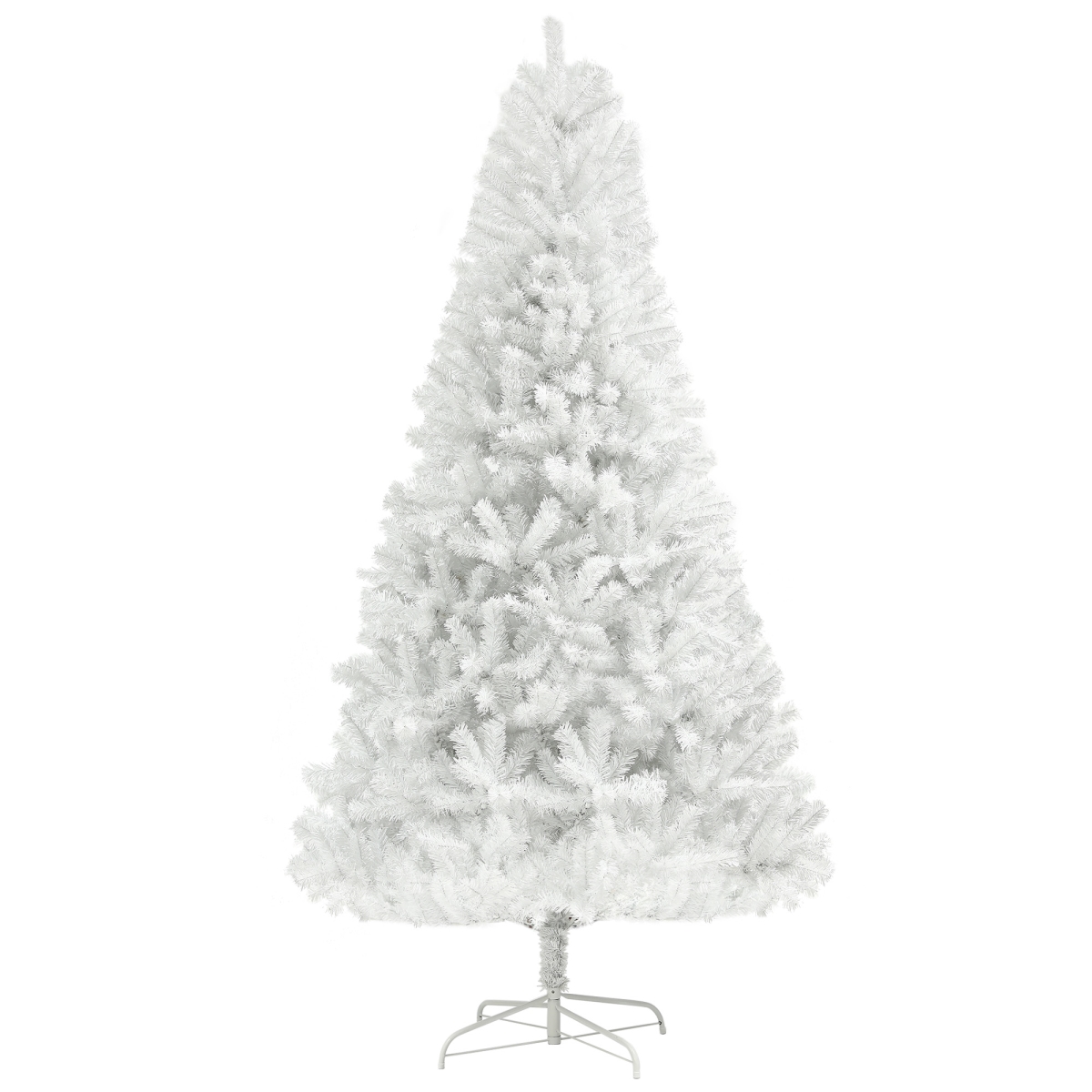 6ft Unlit White Christmas Tree - Easy Assembly - Flame Retardant