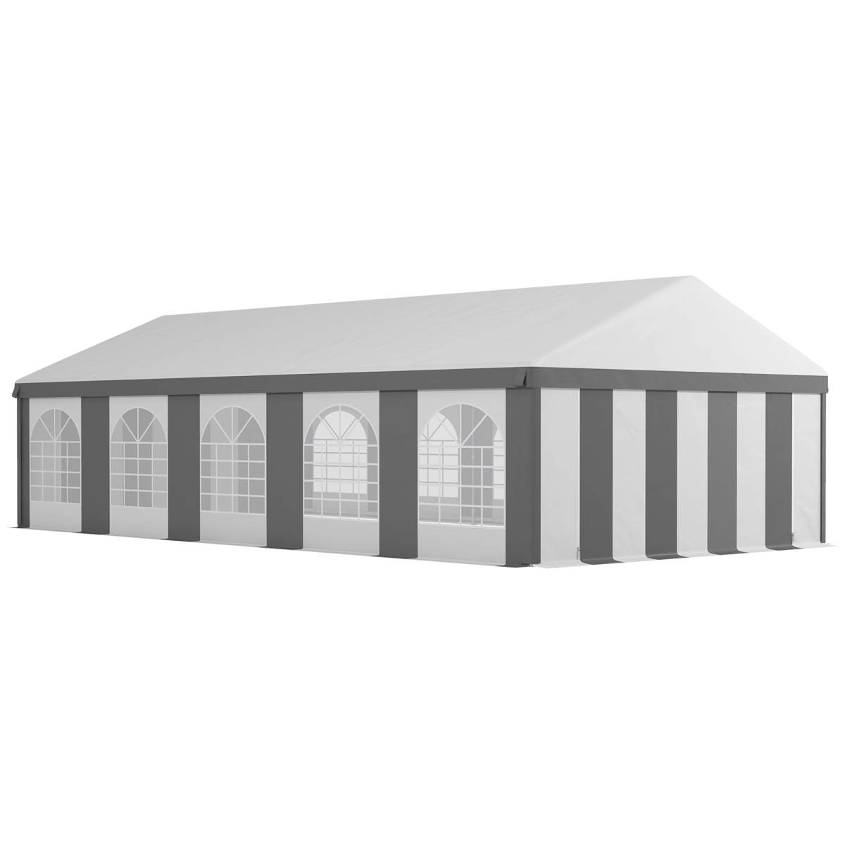 Picture of 212 Main 84C-513V01GY Outsunny 20 x 33 ft. Heavy-Duty Large Wedding Tent&#44; Outdoor Carport Garage Party Tent&#44; Patio Gazebo Canopy with Sidewall - Gray