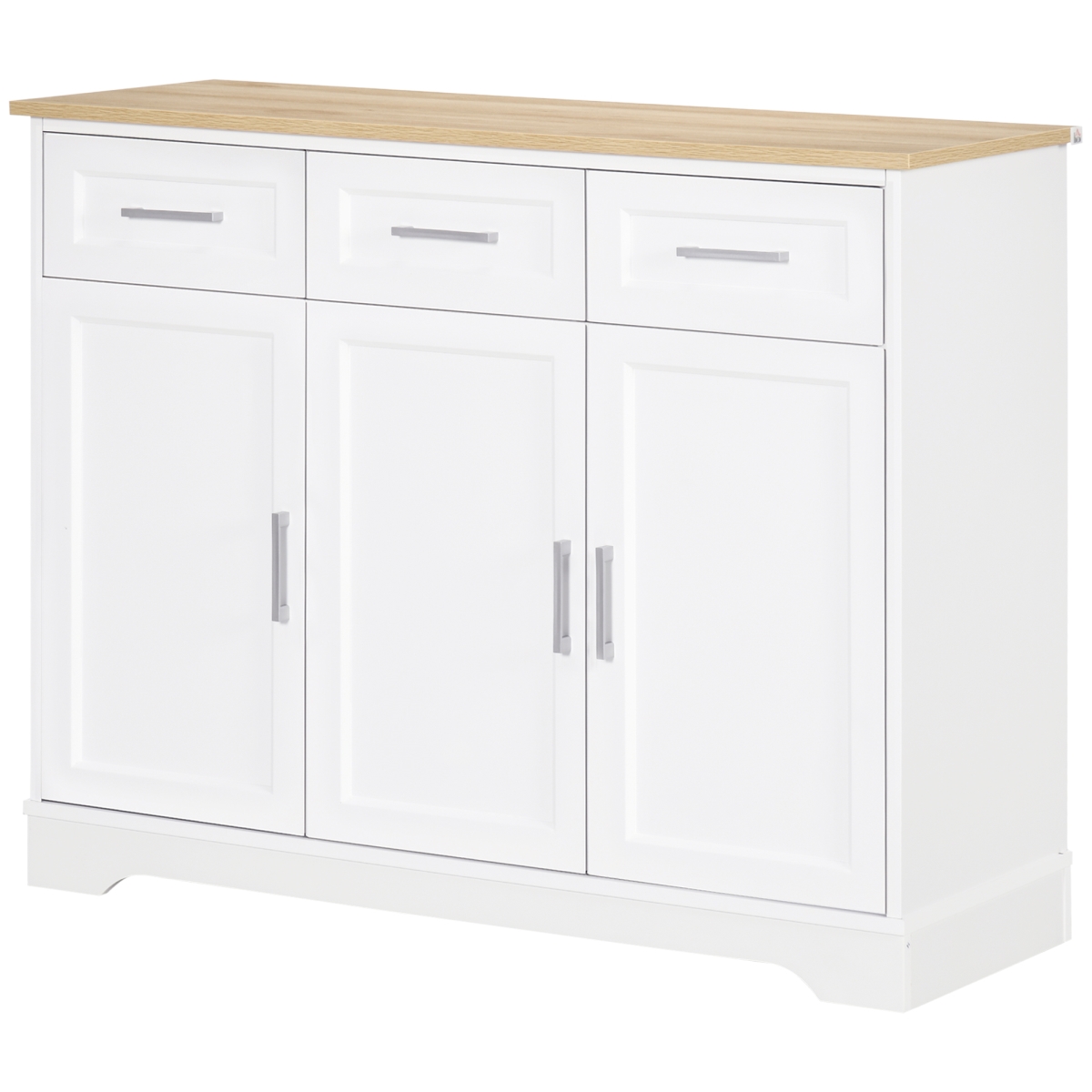 Picture of 212 Main 835-896V81WT Homcom Modern Kitchen Sideboard Buffet Cabinet - White