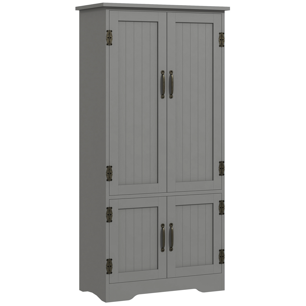 Picture of 212 Main 837-087V80GY Homcom 49 in. Floor Cabinet with Large Space - Gray