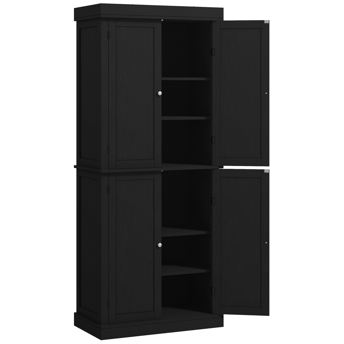 Picture of 212 Main 835-118V82BK Homcom 72 in. Freestanding Kitchen Pantry Cabinet with Doors & Shelves - Black