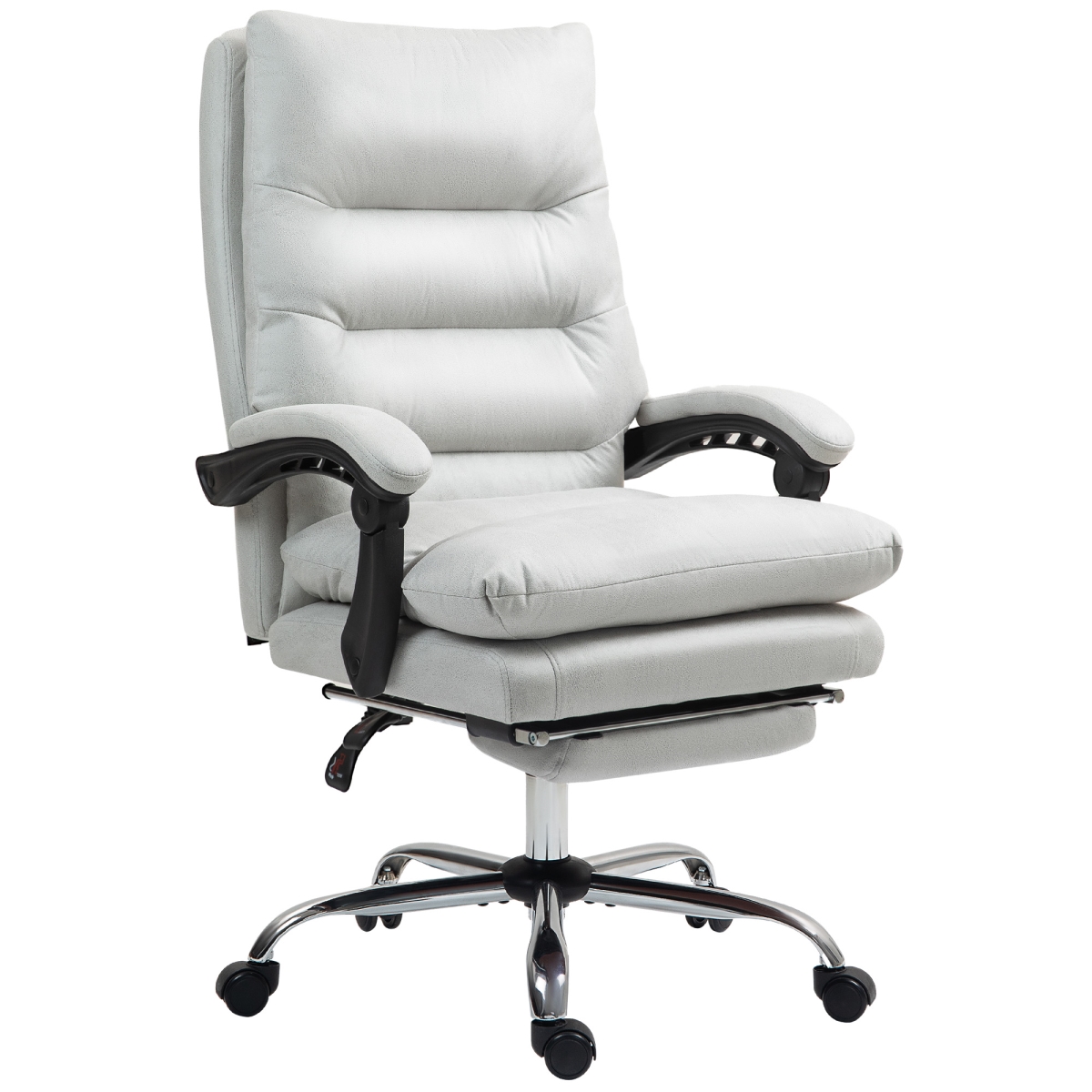 Picture of 212 Main 921-674V80LG Vinsetto Microfiber Massage Office Chair - Light Gray