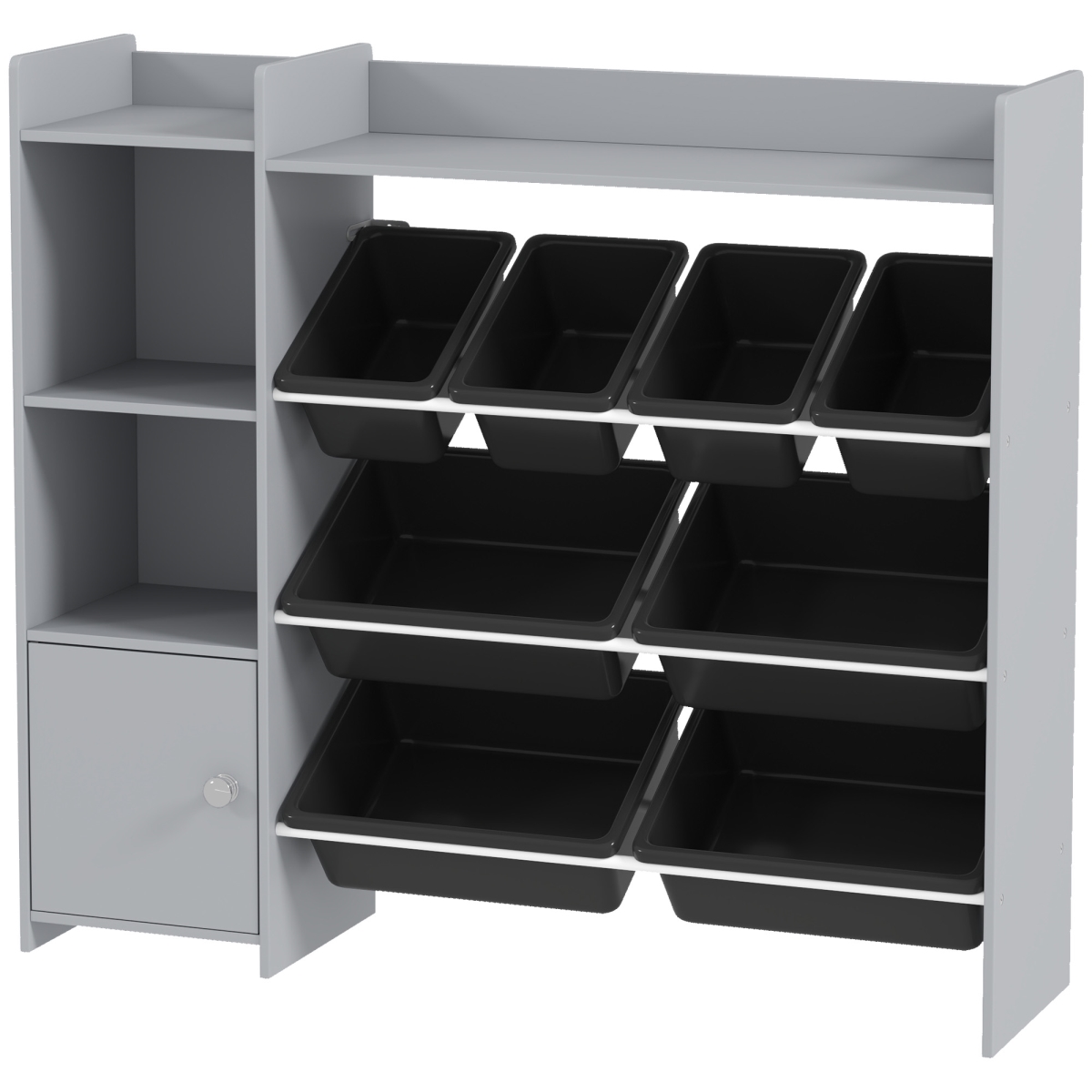 Picture of 212 Main 311-091V80GY Qaba Toy Storage Organizer - Gray