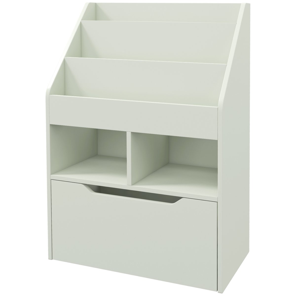 Picture of 212 Main 311-048V80GN Homcom Multi-Shelf Rack with Mobile Drawer - Pale Green